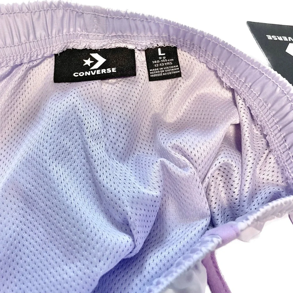 NWT Youth Girls' CONVERSE High Rise Active Shorts